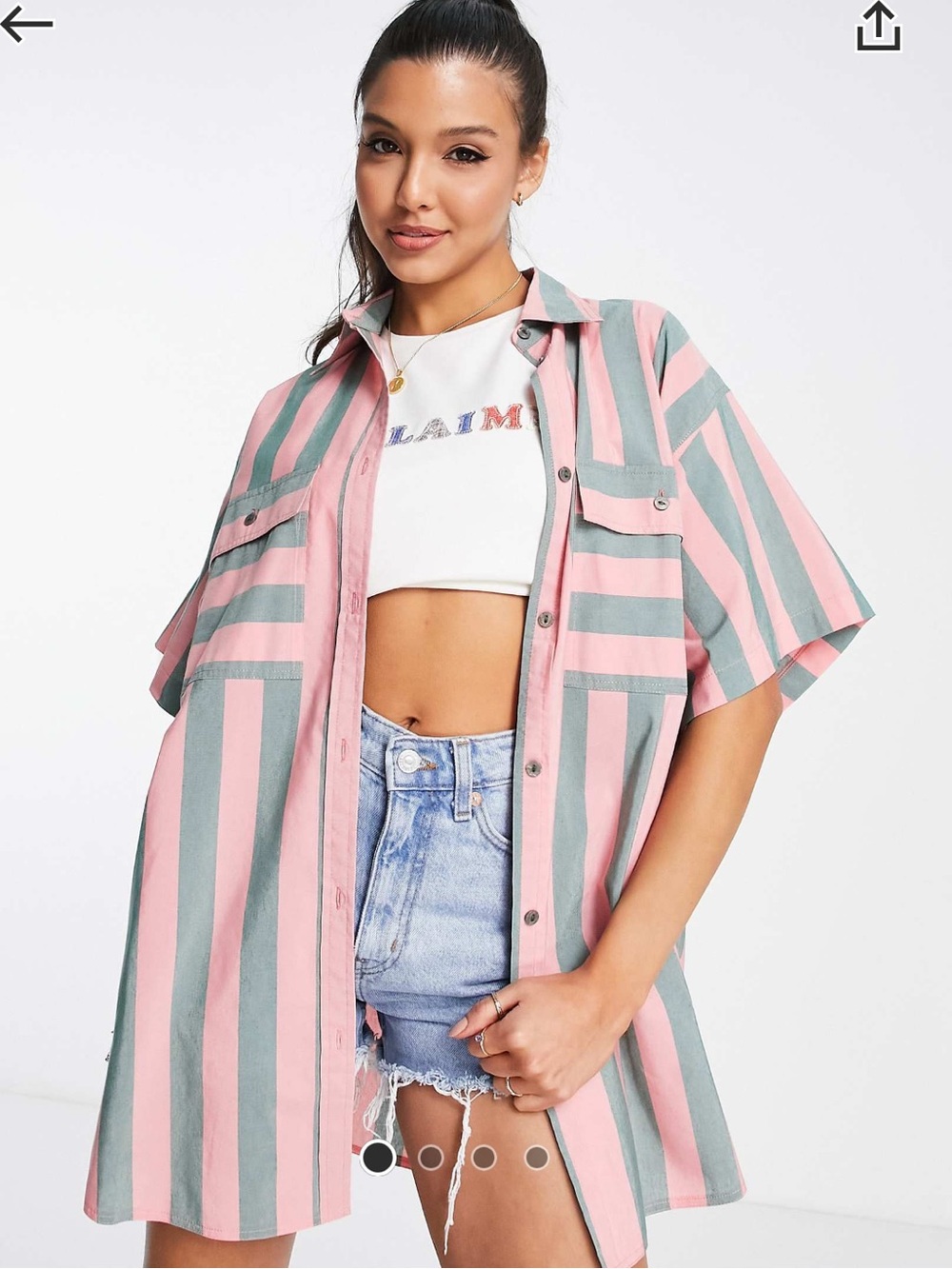 NWOT ASOS Oversized button down
